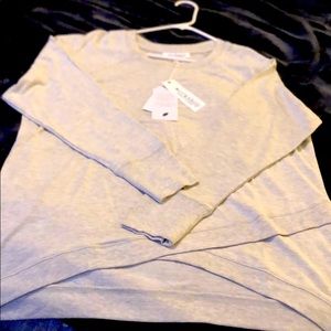 Workshop Heather light grey crew neck sweatshirt